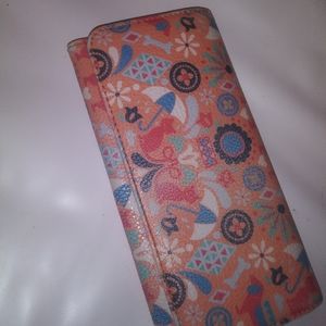 "Relic" Trifold Paisley Print Wallet